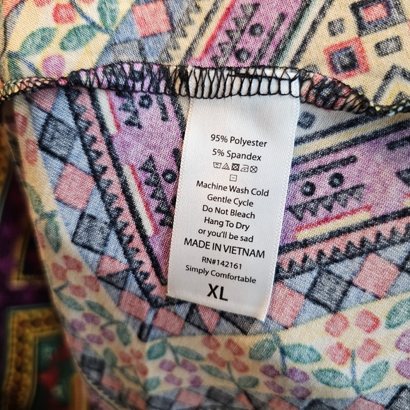 Diamond Pattern LuLaRoe Carly Dress - Picture 3 of 5